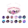Pulsera de Cuero Unisex para Chica Cazadora de K-Pop, Pulsera de Mano Trenzada Multicapa con Cuentas Negras para Fans, Merchandising de Anime