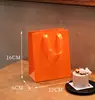 Sacos de Papel Laranja Atacado, Sacos para Embalagem de Vinho em Estoque, Caixas de Sapato, Sacolas de Compras, Sacos de Presente, Sacolas de Papelão Branco, Impressão