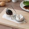 Cortador de Huevos de Doble Propósito, Herramienta Multifuncional para el Hogar Dos en Uno, Pelador de Huevos en Escabeche, Separador de Platos Elegante