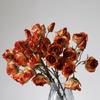 Ornatos de casa estilo country americano direto da fábrica, flores artificiais de casamento, flores decorativas, flores de simulação de rosa com borda retro de Coca-Cola