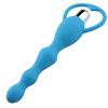 Masajeador vibratorio de silicona con cuentas de tracción para la zona lumbar, compartido por hombres y mujeres, tapón anal para la zona lumbar, productos sexuales para adultos, venta al por mayor de fábrica