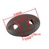 Abertura 60/65 / 80mm mesa de computador threading caixa oval armazenamento de plástico fio coleção tampa escritório decoração de casa buraco