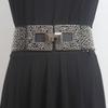 Novo cinto elástico simples para mulheres, cinto decorativo elástico para cintura, vestido de princesa, moda coreana
