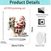 Venda Quente Transfronteiriça Novo Produto Atmosfera Criativa de Natal Artesanato Acrílico 2D Árvore de Natal Alce Enfeites de Mesa