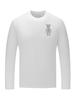 Camiseta de Oso con Pedrería para Hombre Manga Larga 2026 Otoño Nuevo Estilo Camiseta Básica Marca de Moda Trendy Espíritu Joven Estilo Delgado