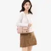 Nuevo monedero impermeable de nailon transfronterizo estilo japonés con correa para el hombro, bolso de mujer de color liso, bolsa de almacenamiento cruzada ligera e informal