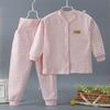 Conjunto de Ropa Interior Infantil Otoño 2026 Pantalones de Cintura Alta para Bebé que Protegen la Barriga Ropa Interior para Bebé con Abertura en la Entrepierna Dropshipping