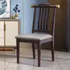 Venda Direta da Fábrica Nova Cadeira de Jantar em Madeira Maciça Estilo Chinês Cadeira com Encosto para Casa Simples Moderna Restaurante Hotel Sala de Jantar Mesa Cadeira