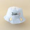 Sombrero de Bebé Primavera y Otoño Sección Delgada Bebé Niña Niño Lindo Súper Lindo Sombrero de Cubeta Protección Solar Infantil Sombrero de Pescador a la Moda