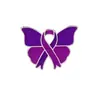 2026 Nuevo Corazón Paz Insignia Morada Broche Adorno Pequeño Transfronterizo Comercio Exterior Mochila Accesorios Pines