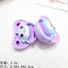 Accesorios de Resina para Manualidades de Dibujos Animados Chupete Animal Pegamento de Crema Pasador Hecho a Mano Funda para Teléfono Móvil Equipaje Hebilla de Zapato Accesorios
