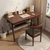 Mesa de Madeira Maciça, Mesa Simples para Estudo de Aluno para Uso Doméstico, Mesa para Laptop de Quarto, Mesa de Estudo para Apartamento Pequeno, Largura 60cm