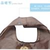 Bolsa de Compras Plegable de Poliéster Ecológico con Dibujo de Mono Creativo, Bolso Tote Portátil para Almacenamiento, Logotipo Publicitario Imprimible