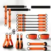 Conjunto completo de barra de Pilates transfronteiriço com equipamento auxiliar multifuncional para uso doméstico, elásticos de resistência e bastão de fitness para yoga em estoque