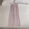 Pantalones de Pijama de Modal Estilo Perezoso Pijamas de Verano para Mujer Sueltos Sencillos Casual Ropa de Exterior Ropa para el Hogar Pantalones de Pijama para Caminar