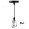 Luminária Pendente Retrô Loja de Roupas Loft Café Bar Iluminação Base de Rosca E27 Suporte para Lâmpada Acessórios Luminária Pendente de Cabeça Única