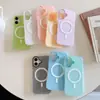 Funda magnética de TPU dos en uno con tacto de piel, adecuada para Apple 16, iPhone 15 Pro esmerilado, funda protectora anticaídas