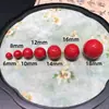 Minério Bruto Areia Vermelha Mantra de Seis Caracteres Contas Redondas Contas Soltas Acessórios de Cinábrio de Alto Teor Pulseiras Masculinas e Femininas Tecelagem DIY Feita à Mão