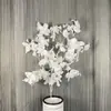 Flor Artificial de Boda para Techo Salón de Bodas Princesa Decoración Suave Decoración de Arreglo Floral Guía de Camino Flor Artificial Copo de Nieve Individual