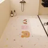 Tapete antiderrapante com laços de seda ocos, tapete drenante de água, tapete para os pés do banho, tapete de chão para banheiro, tapete de banho antiderrapante