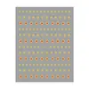 Redanco Nuevo Avión 3D Ins Popular Pegatinas para Uñas Arte de Uñas Estampado en Caliente Plata Mini Sol Pegatinas para Uñas Dh-947
