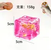 Bestseller transfronterizo concha de brillo oceánico cubo de hielo maltosa cubo de rebote lento juguete antiestrés venta al por mayor