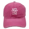 Boné de Baseball Lavado Popular com Bordado, Bom Boné de Baseball Lavado para Homens e Mulheres, Boné de Bico de Pato para Proteção Solar ao Ar Livre