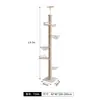 Suprimentos para Animais de Estimação da Amazon Transfronteiriço Placa de Densidade Estrutura de Escalada para Gatos com Brinquedos para Gatos Novo Modelo Estrutura de Escalada para Gatos