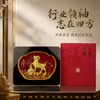 Adorno de Cuenco Dorado de Lujo Artesanía de Resina Regalo de Inauguración Bendición de los Oficiales Celestiales para Riqueza y Fortuna Decoración del Hogar con Caja de Regalo