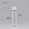 Frasco plástico flip top 5ml 10ml 15ml 20ml 25ml 30ml frasco de amostra PET para emulsão frasco secundário