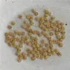 Pendientes de Estambre Dorados de Aleación de Zinc Exquisitos de Gama Alta Accesorios Material de Parche para Pasador de Pelo Tocado DIY de Gama Alta