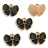 Colgante Pequeño de Esmalte de Colorido Lazo Estilo Coreano Estilo Ins Joyería Collar Pulsera Pendientes Materiales para Manualidades Multicolor U104