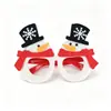 Gafas Decorativas Navideñas Transfronterizas 2027 para Adultos y Niños Regalos para Fiestas Navideñas Gafas de Gorro de Santa Claus