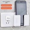 Adesivo Mobile Phone Holder Wall Charging Storage Box Controle Remoto Parede Pendurado Rack de Armazenamento de Parede Suporte de Telefone Móvel