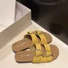 Hebilla de Cinturón 2026 Verano Perezoso Slip-On Simple de Una Correa Exterior Nuevo Estilo Versátil para Mujer Sandalias de Playa