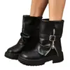 Botines Nuevos Lade 2026 Botines Talla Grande Otoño/Invierno Estilo Británico Modernos Suela Gruesa Apilada Botas Martin Mujer Hermosas