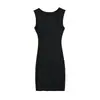 Elegante vestido de tirantes ajustado estilo francés para mujer, nuevo sexy de chica caliente para el verano 2026, ajustado a la cintura, bodycon, largo