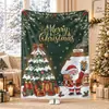 Mantas de regalo para las fiestas navideñas transfronterizas, adecuadas para uso en la oficina y el hogar, mantas de franela para todas las estaciones, al por mayor para usar como mantas para la siesta
