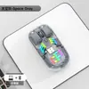 Mouse Viper Bm200 Sem Fio Bluetooth Modo Duplo Recarregável Luminoso Rgb Office Laptop Desenho Animado Transfronteiriço