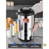 Cubo Eléctrico Calentador de Agua Hirviendo de Acero Inoxidable 304 Enchufe Calefacción Cubo Aislante Comercial Gran Capacidad Hervidor de Agua Caliente