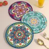 Posavasos de Goma Zhongsheng, Esterilla Resistente al Calor para Platos, Esterilla para Té, Esterilla Aislante para Platos de Comedor, Linda y Resistente a Altas Temperaturas, Esterilla Estéticamente Agradable, Esterilla para Mesa de Comedor