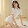 Primer Amor Nueva Lencería Sexy Deseo Puro Sexy Traje de Uniforme Cosplay Disfraz de Enfermera Blanco Traje para Juego de Roles