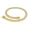 Popular Comercio Exterior Collar Cubano en Forma de Diamante de 13.8 mm Accesorios DIY Cadena Hip-Hop Hebilla Barba de Dragón Venta al Por Mayor al Contado