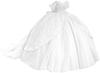 Vestido de Rendimiento para Adultos Europeo y Americano AliExpress Baile Fuera del Hombro Falda Grande Calcomanía Floral Vestido Ventura Hilo de Color Vestido de Noche