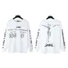 Sudadera con Estampado Retro Street Rock de Moda Hellstar de Manga Larga para Hombre y Mujer Corte Holgado