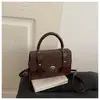 Bolso de mano con cierre de moda estilo coreano transfronterizo 2026 nuevo de moda de gran capacidad bandolera de un solo hombro bolso cuadrado pequeño