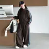 Conjunto casual de otoño para niñas, que incluye una sudadera con cremallera y pantalones casuales, un conjunto de dos piezas para niños