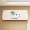 Estante de Almacenamiento para Lavabo de Baño de Tierra de Diatomeas de Aguas Termales Transfronterizo, Portavasos para Enjuague Bucal, Estante de Almacenamiento para Uso Doméstico, Personalizable