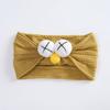 Diadema Infantil INS Europea y Americana Flor de Nylon de Dibujos Animados Lindos Tocado de Bebé Diadema que No Cubre la Fontanela Accesorios para el Cabello