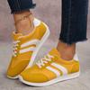 Zapatos Deportivos Casuales con Cordones de Talla Grande Nuevos de Primavera Transfronterizos Zapatos Planos Versátiles de Suela Suave Zapatos para Correr Venta al por Mayor
